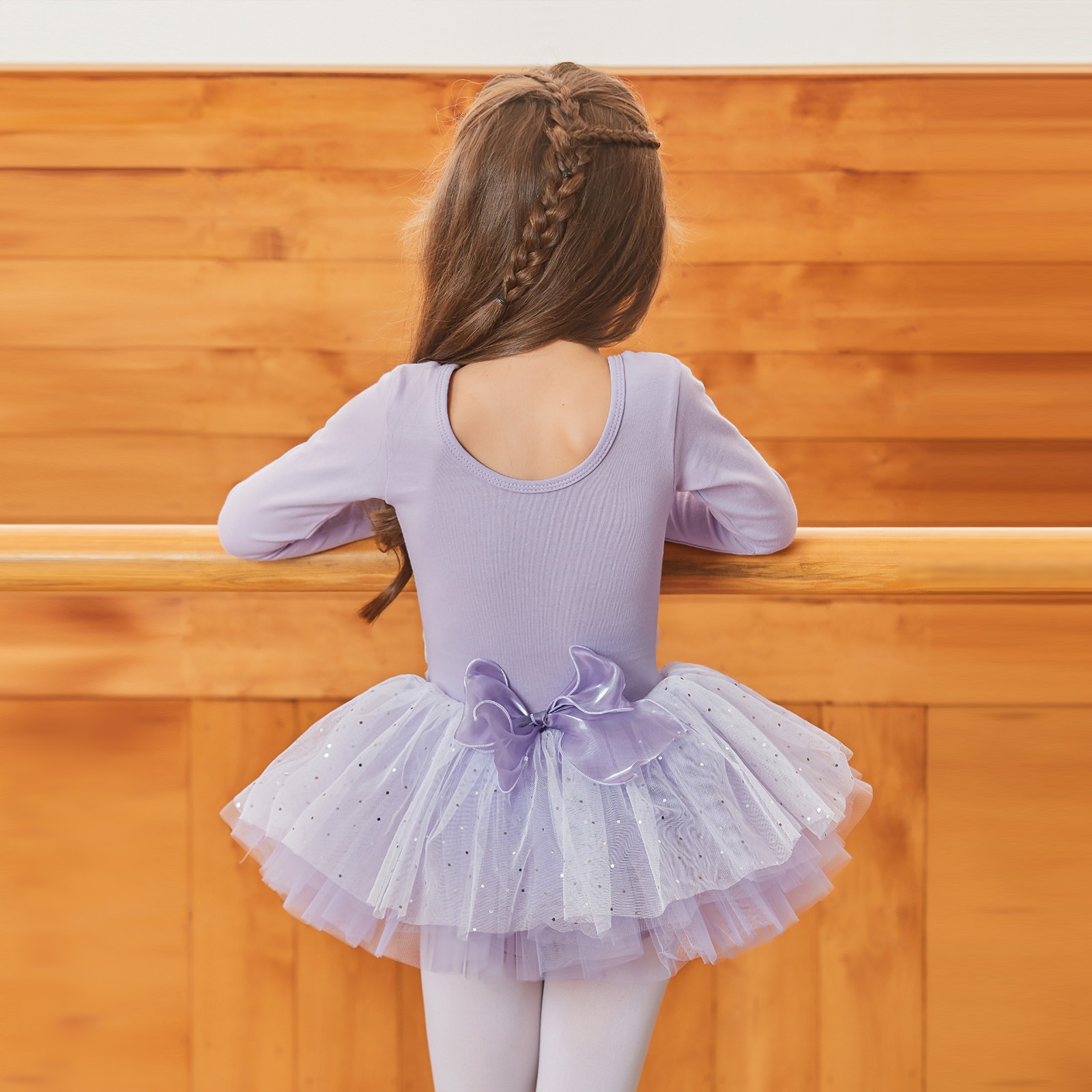 スカート付レオタード キッズジュニア 2色展開  SIK1972