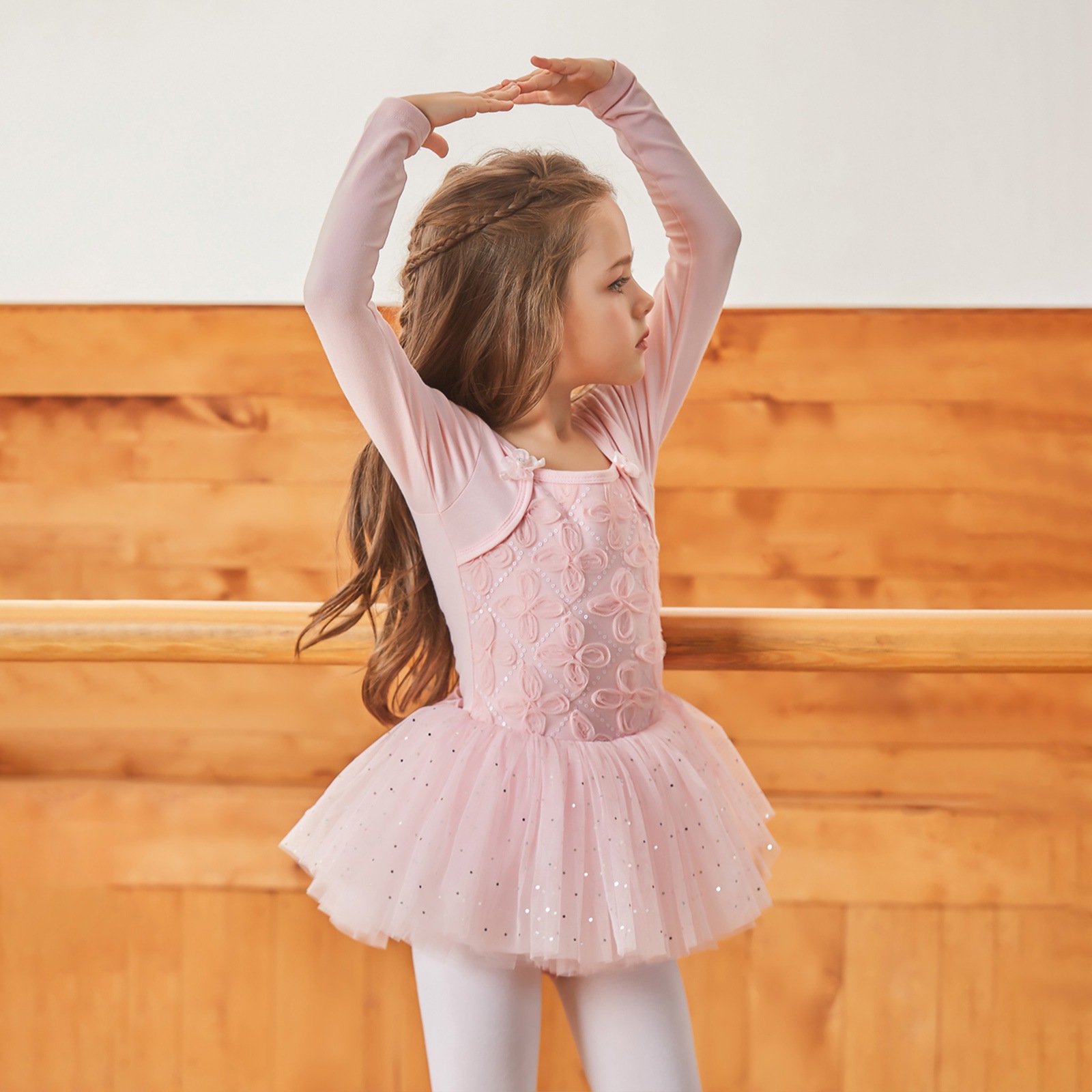 スカート付レオタード キッズジュニア 2色展開  SIK1972