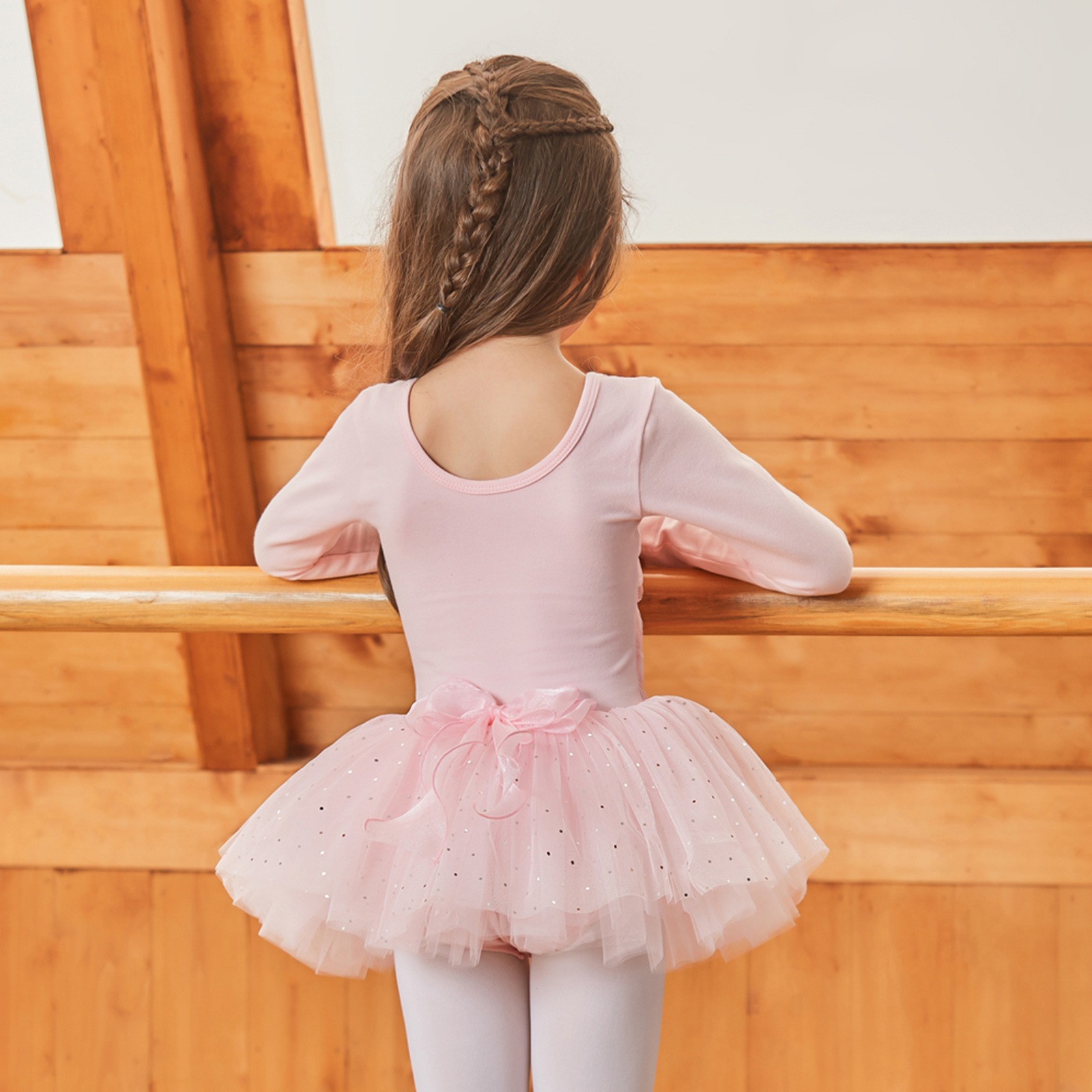 スカート付レオタード キッズジュニア 2色展開  SIK1972