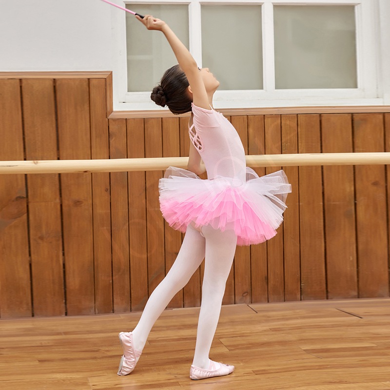 stina レオタード　キッズ　P110-120 stina / type Z zip / mini rose gold / kids / girl