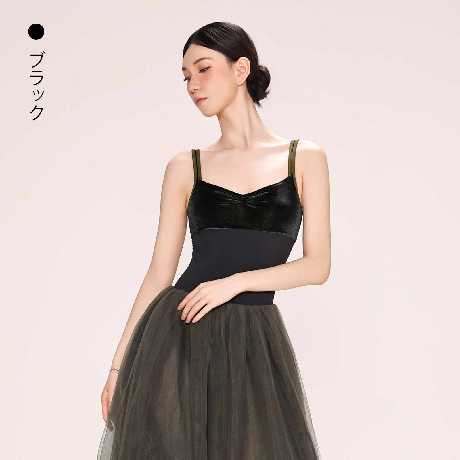 キャミソールレオタードDZB377-B　