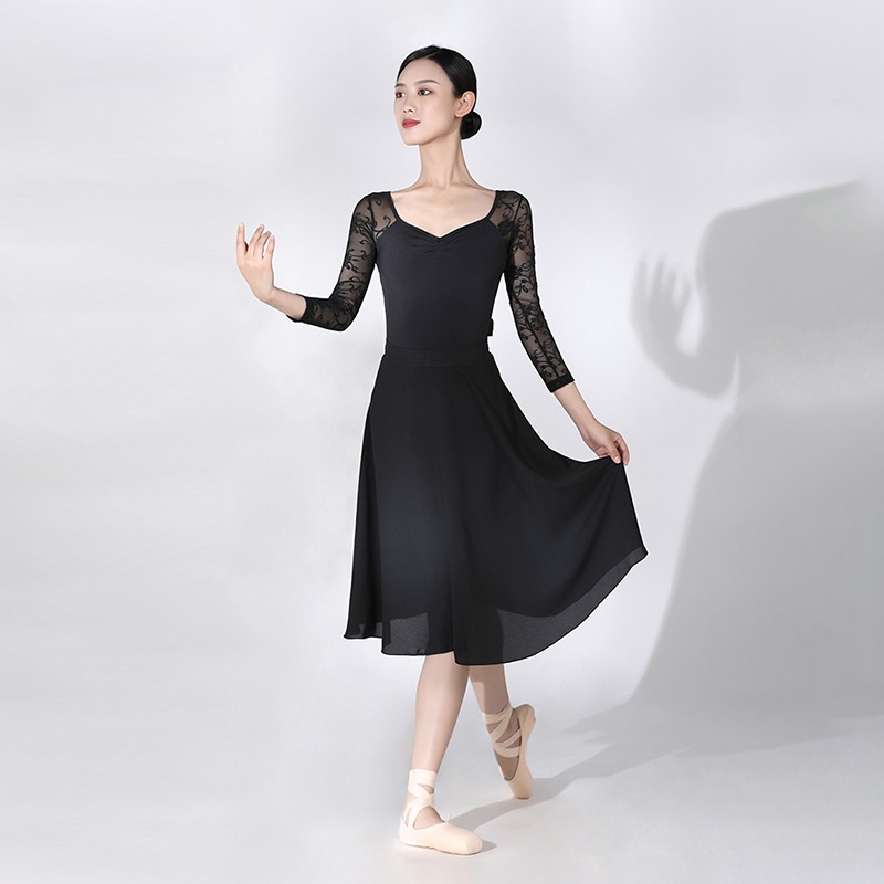 elevedancewear エルベ　ジッパーラグランスリーブ　レオタード elevedancewear エルベ ジッパーラグランスリーブ レオタード