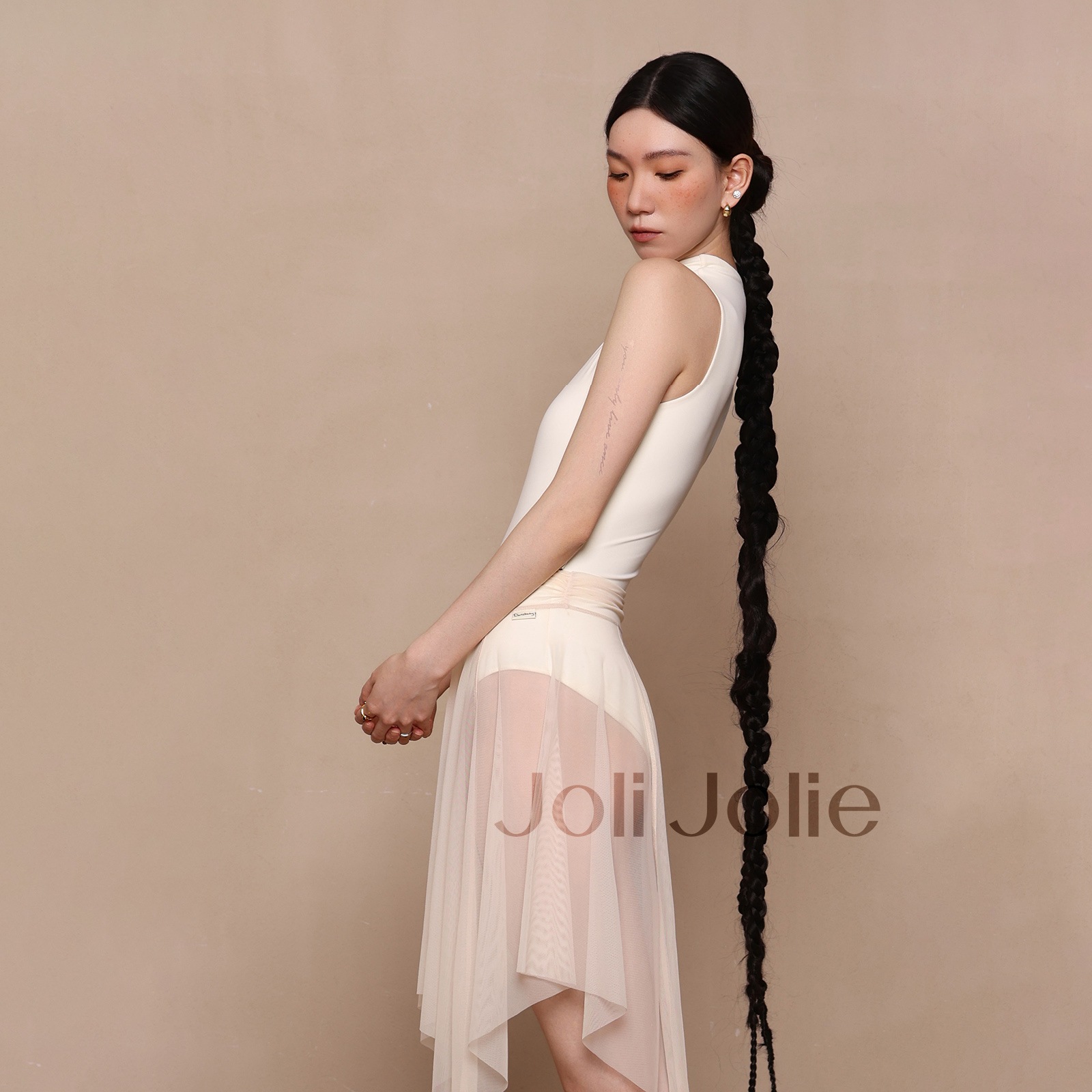 ハイネックレオタード2色展開DZB390