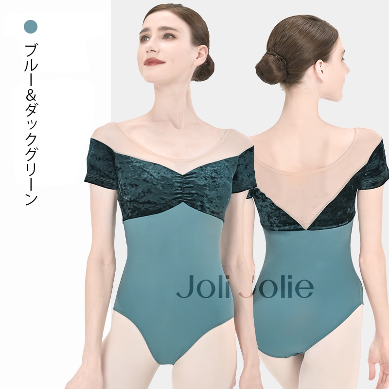 お値下げ！　新品　バレエ用　グラデーションボディスーツ　ハーフスリーブレオタード お値下げ！ 新品 バレエ用 グラデーションボディスーツ ハーフ