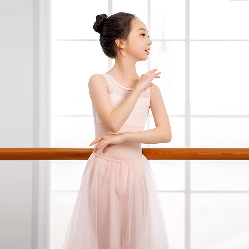 ジュニア・レディースノースリーブレオタードJS1124-1