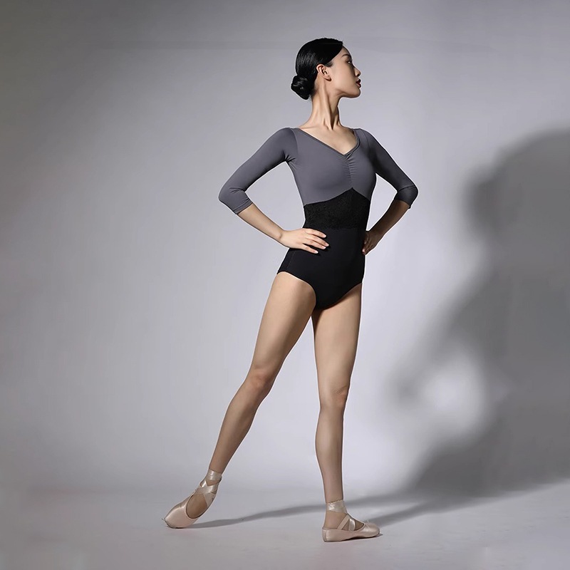 ロングスリーブレオタード２色展開 DC7195