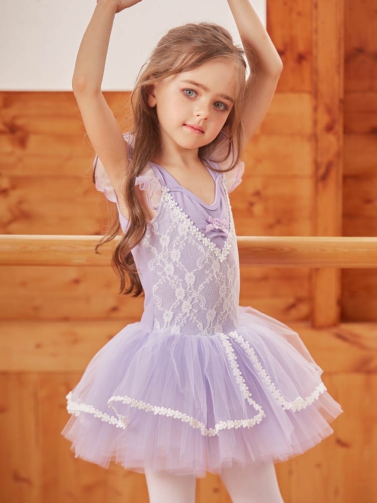 スカート付レオタード キッズ ジュニア 3色展開 SIK1965 | すべての