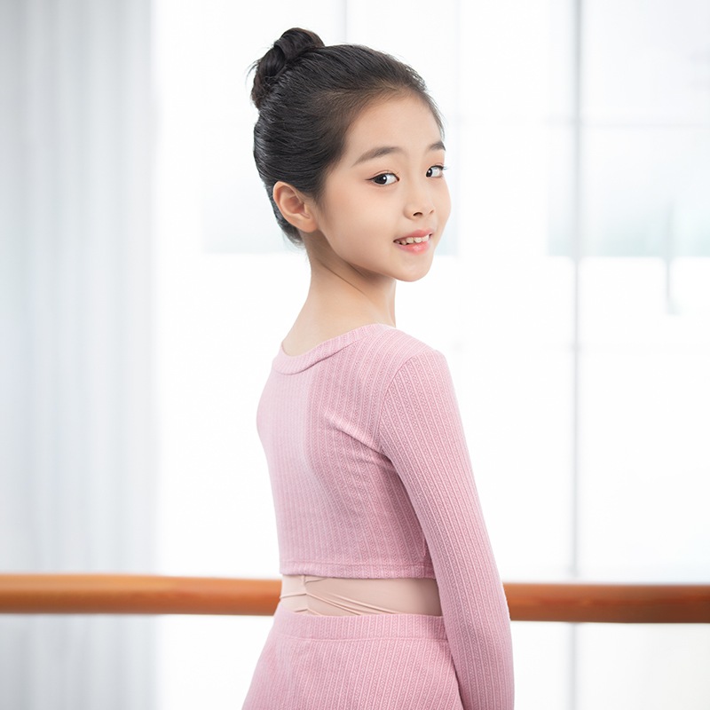 長袖ショートトップ　ボトムス レッグウォーマー2色展開 JSM2015-1