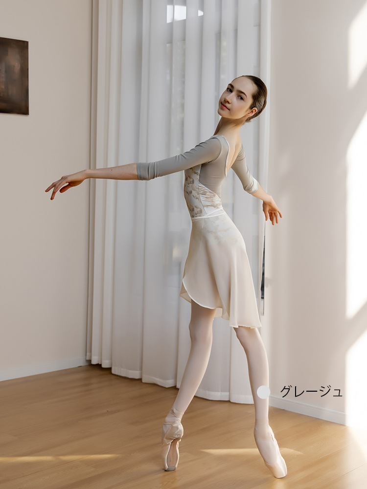 ジョーゼットダンス巻きスカート３色展開SK1082－1