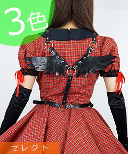 ストライプ柄メイド服セット キャンディフルーツパニエ ストライプ柄メイド服セット キャンディフルーツパニエ