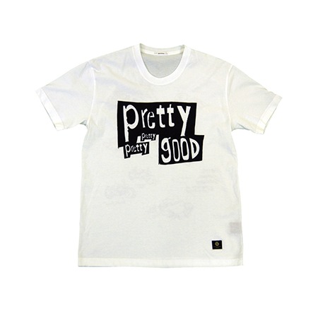 s/s tee "pretty good"(WHITE)