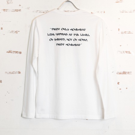 L/S TEE02"TRUST" (WHITE)