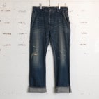 WIDE DENIM PANTS USED TYPE