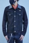 No988 BLACK SUEDE WESTERN JACKET