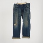 WIDE DENIM PANTS USED