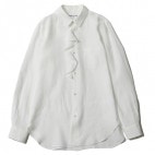 FRILL SHIRT (WHITE)