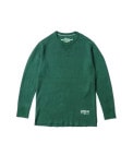 CREW-NECK THERMAL C-T��SULFUR DYEING��(IVY-GREEN)