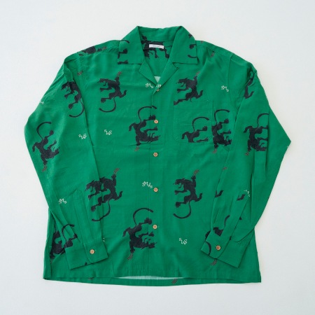 L/S ALOHA SHIRTS (GREEN)