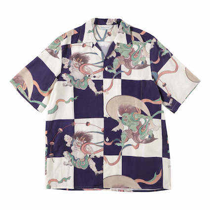 ��WIND GOD AND THUNDER GOD / KIITSU SUZUKI��SHORT SLEEVE SHIRT