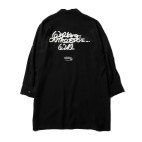 W.O.T.E WILL -OPEN COLLAR LONG SHIRTS- (BLACK)