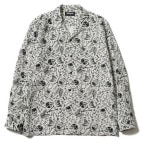 �������Ĥ��Ͽ� OPEN COLLAR SHIRTS��ART WORK by H.U.��(WHITE)