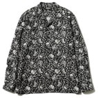 �������Ĥ��Ͽ� OPEN COLLAR SHIRTS��ART WORK by H.U.��(BLACK)