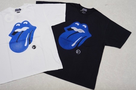 THE ROLLING STONES/CIRCLE HEAD&BLUE TONGUE T