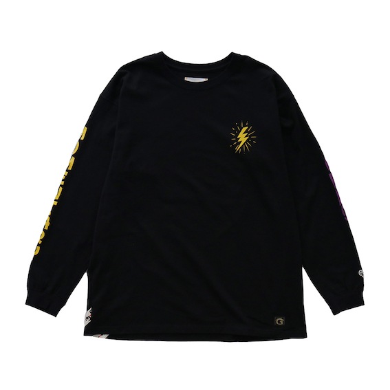 L/S BIG TEE "MOMENTARY"(BLACK)