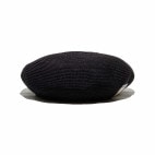 WIDE BERET (BLACK)