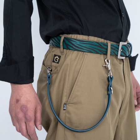 LEATHER BELT "TIGER" 35mm
