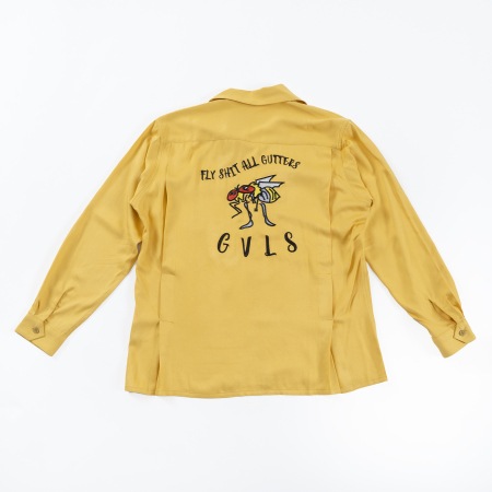 L/S BOWLING SHIRTS "FRY" (YELLOW)