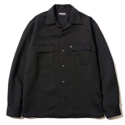 DIA JACQUARD OPEN COLLAR SHIRT