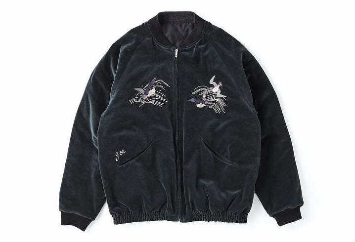 FADED VELVET SOUVENIR JACKET