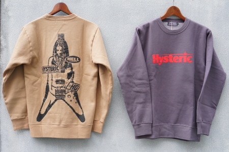 ヒステリックグラマー フライングV スウェット ヒステリックグラマー》FLYING V スウェット (HYSTERIC GLAMOUR