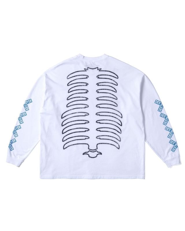 BIG SIZING L/S TEE ��BONE��(WHITE)