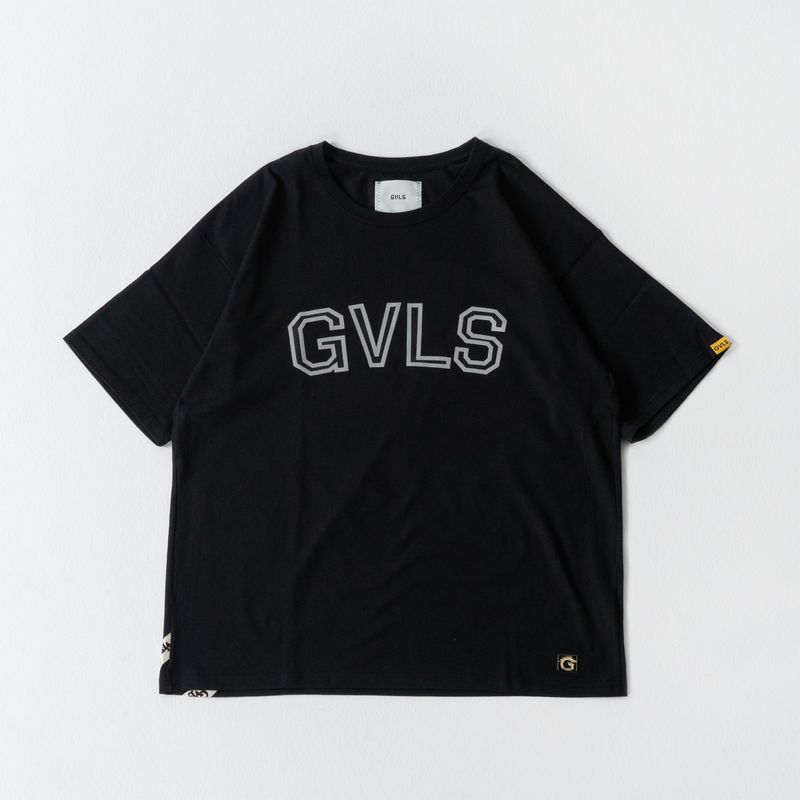 S/S BIG SILHOUTTE TEE "GVLS" (BLACK)