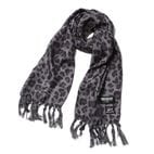 LEOPARD STOLE (BLACK)