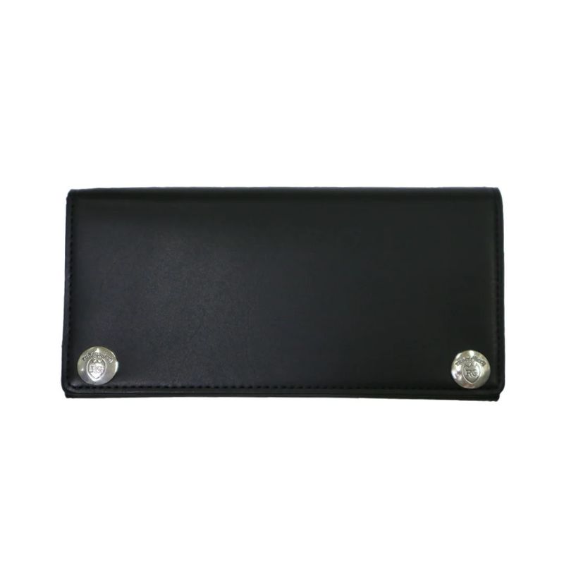 LEATHER LONG WALLET - LABEL