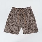 LEOPARD EASY SHORTS (BEIGE)