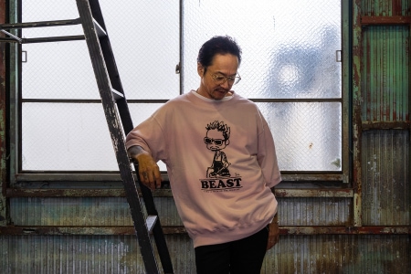 5/S SWEAT "BEAST" (PINK)
