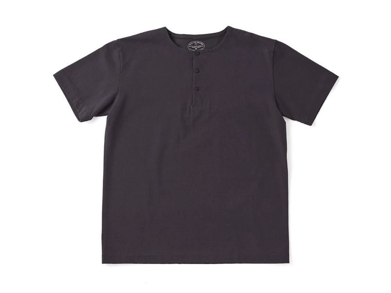 TUBE TEE (HENRY-NECK) (ONYX)