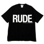 RUDE HEAVY WEIGHT TEE (BLACK)