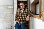 L/S CHECK SHIRT(BROWN)
