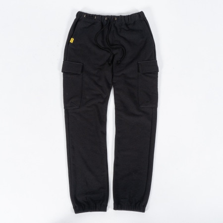 CARGO SWEAT PANTS (BLACK)