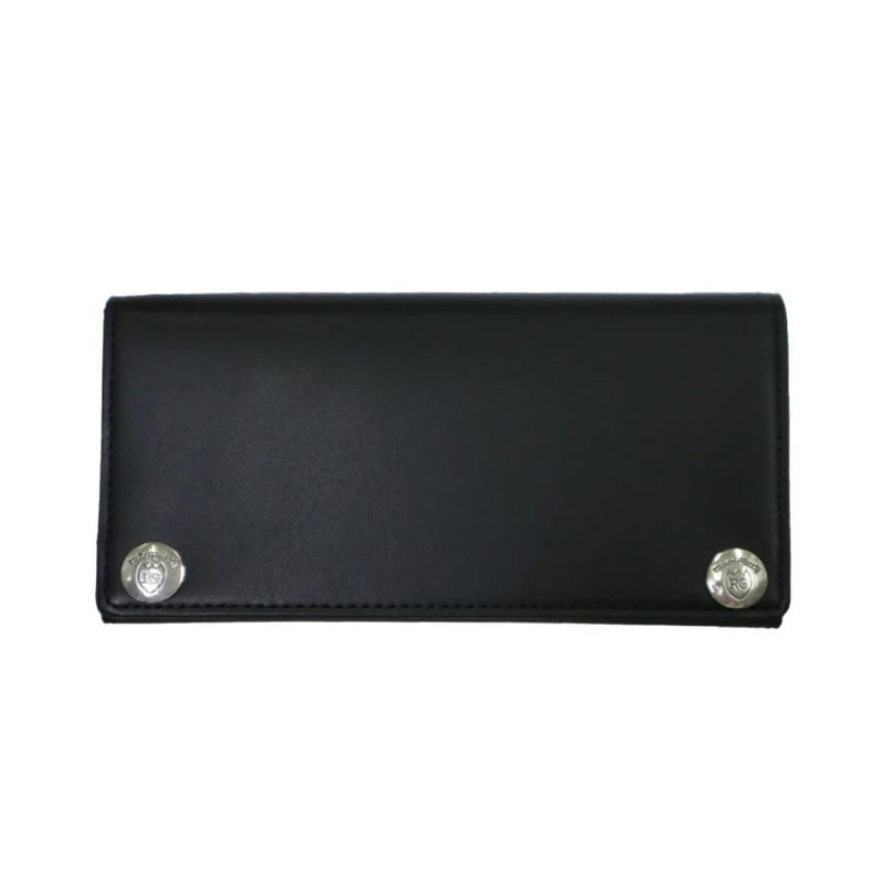 LEATHER LONG WALLET - LABEL