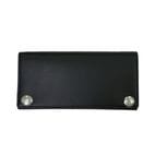 LEATHER LONG WALLET - LABEL