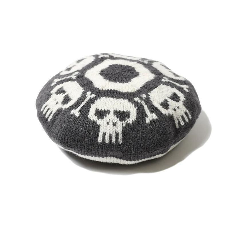 SKULLSHIT��RUDE GALLERY KNIT BERET