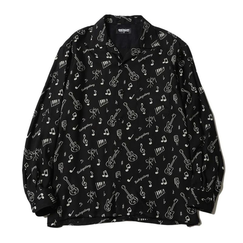 ONPU OPEN COLLAR LS SHIRT