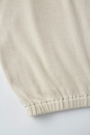 QUATER ZIP SILK NEP RIBED SHIRTS (FOG)