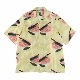 (WATERMELON / HOKUSAI KATSUSHIKA / LIGHT YELLOW) SHORT SLEEVE SHIRT